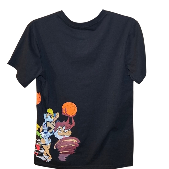 Looney Tunes Space Jam by FREEZE Black Short Sleeved T-Shirt Unisex Size Large - Picture 2 of 8